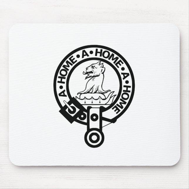 Alfombrilla De Ratón Mousepad con Escudo del hogar clan (Frente)