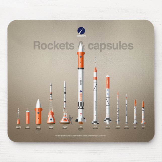 Alfombrilla De Ratón Mousepad con la flota del espacio del CS (Frente)
