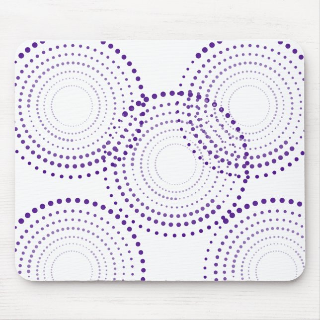 Alfombrilla De Ratón Mousepad con patrón circular (Frente)