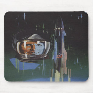 Alfombrilla De Ratón Mousepad con propaganda retra del programa