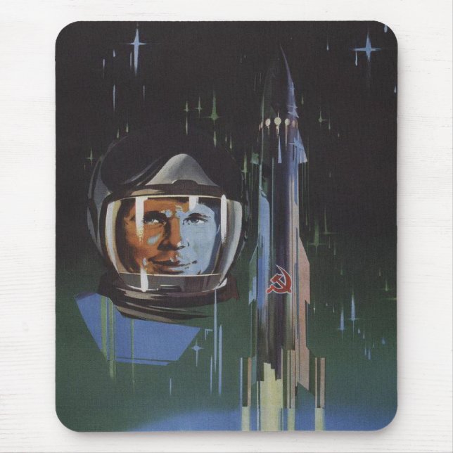 Alfombrilla De Ratón Mousepad con propaganda retra del programa (Frente)