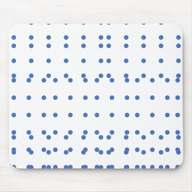 Alfombrilla De Ratón Mousepad con puntos de polka (Frente)