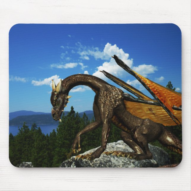 Alfombrilla De Ratón Mousepad con vistas al lago (Frente)