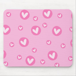 Alfombrilla De Ratón Mousepad Corações Rosa