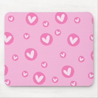 Alfombrilla De Ratón Mousepad Corações Rosa