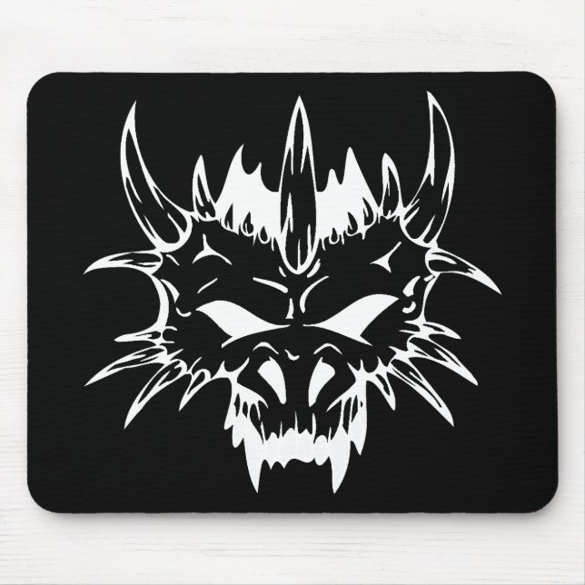 Alfombrilla De Ratón Mousepad - cráneo del dragón (Frente)