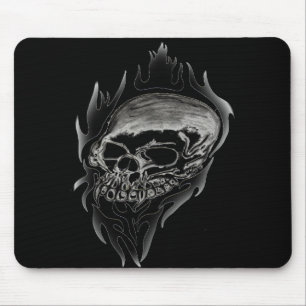 Alfombrilla De Ratón Mousepad - cráneo del vampiro