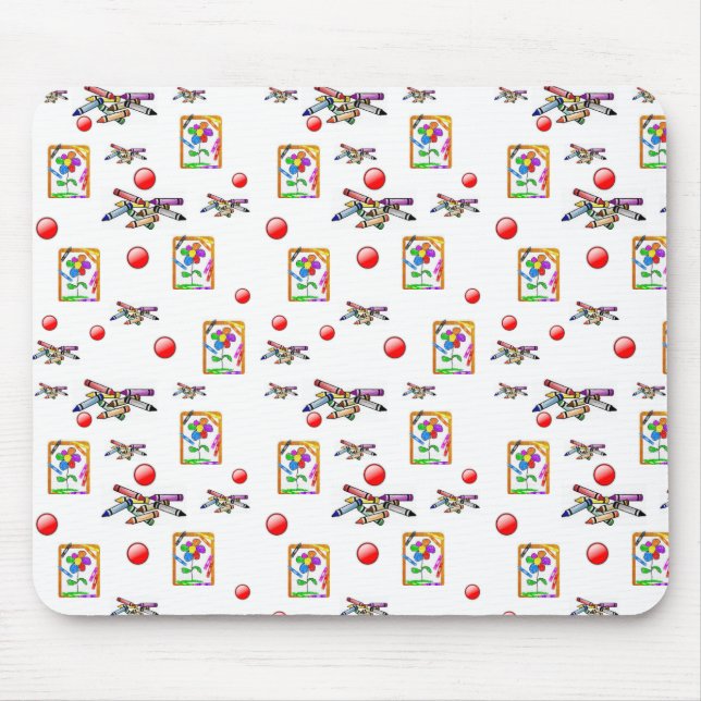 Alfombrilla De Ratón Mousepad Crayon (Frente)