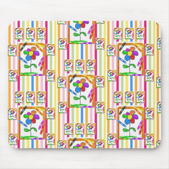 Alfombrilla De Ratón Mousepad Crayon (Frente)