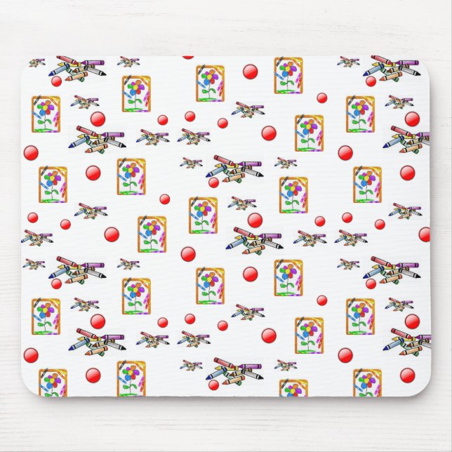 Alfombrilla De Ratón Mousepad Crayon (Frente)