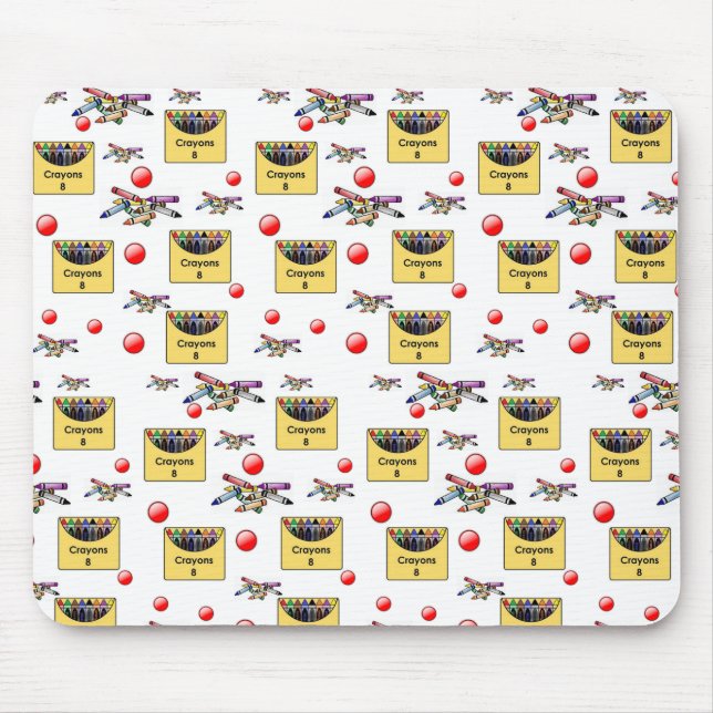 Alfombrilla De Ratón Mousepad Crayon (Frente)