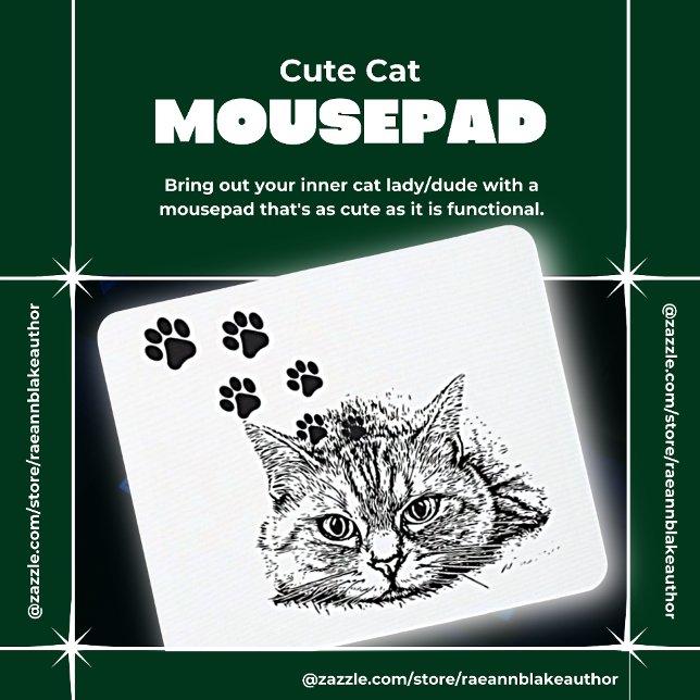 Alfombrilla De Ratón Mousepad Cute Cat (Subido por el creador)