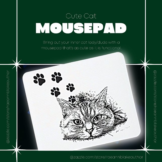 Alfombrilla De Ratón Mousepad Cute Cat (Subido por el creador)
