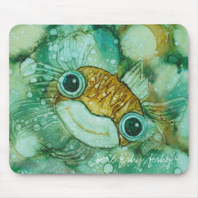 Alfombrilla De Ratón Mousepad Cute Fish (Frente)