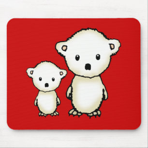 Alfombrilla De Ratón Mousepad Cute Polar
