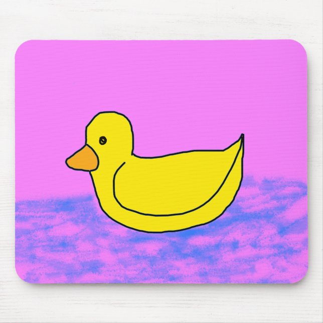 Alfombrilla De Ratón Mousepad Cute Rubber Ducky (Frente)