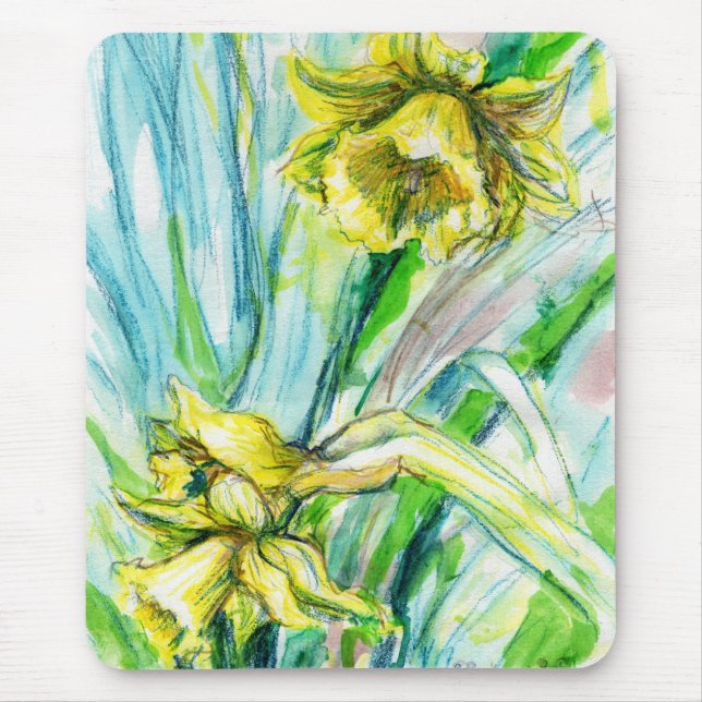Alfombrilla De Ratón Mousepad Daffodil Spring (Frente)