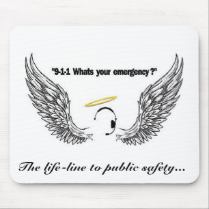 Alfombrilla De Ratón Mousepad de 911 despachadores