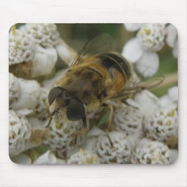 Alfombrilla De Ratón Mousepad de abejas y flores (Frente)