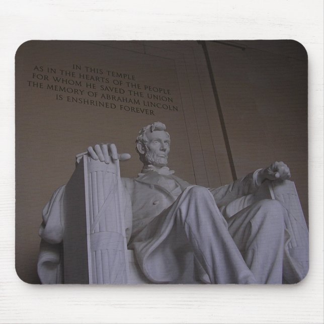 Alfombrilla De Ratón Mousepad de Abraham Lincoln (Frente)