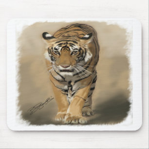 Alfombrilla De Ratón mousepad de acecho de la tigresa