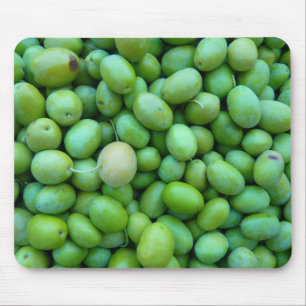Alfombrilla De Ratón Mousepad de aceitunas verdes