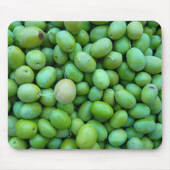 Alfombrilla De Ratón Mousepad de aceitunas verdes (Frente)