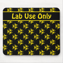 Alfombrilla De Ratón Mousepad de advertencia de riesgos biológicos con