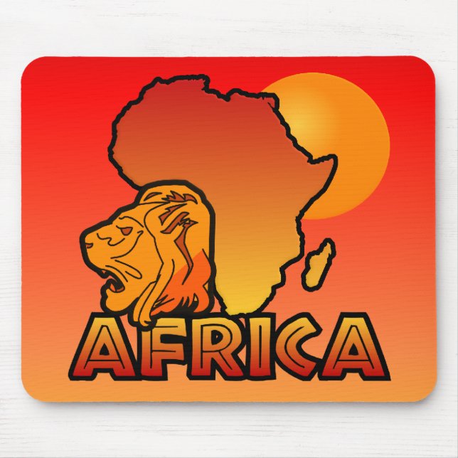 Alfombrilla De Ratón Mousepad de África (Frente)