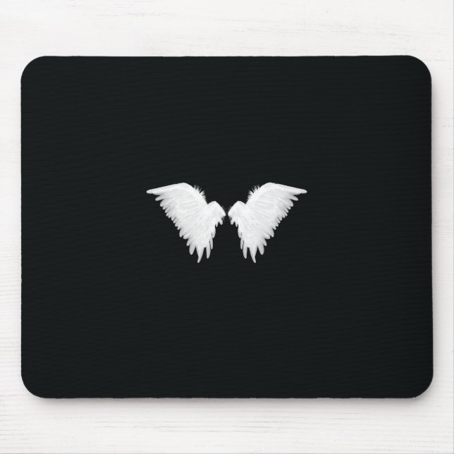 Alfombrilla De Ratón Mousepad de alas blancas (Frente)
