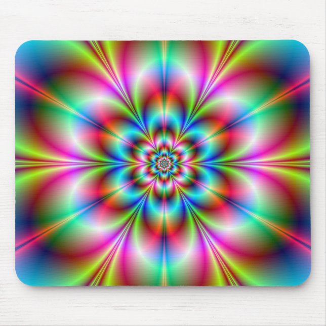 Alfombrilla De Ratón Mousepad de alimentación de flor (Frente)