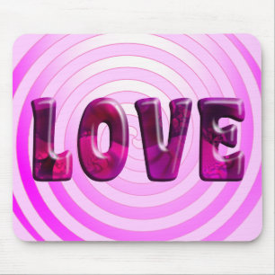 Alfombrilla De Ratón Mousepad de amor hipnótico