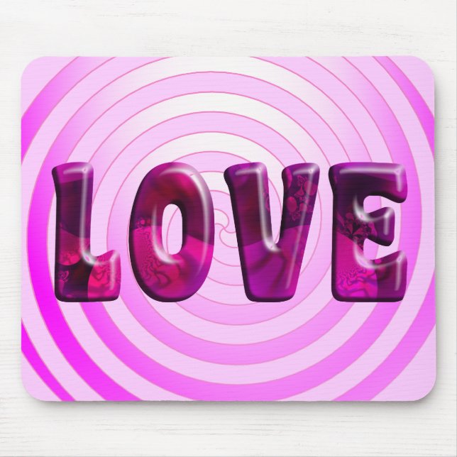 Alfombrilla De Ratón Mousepad de amor hipnótico (Frente)