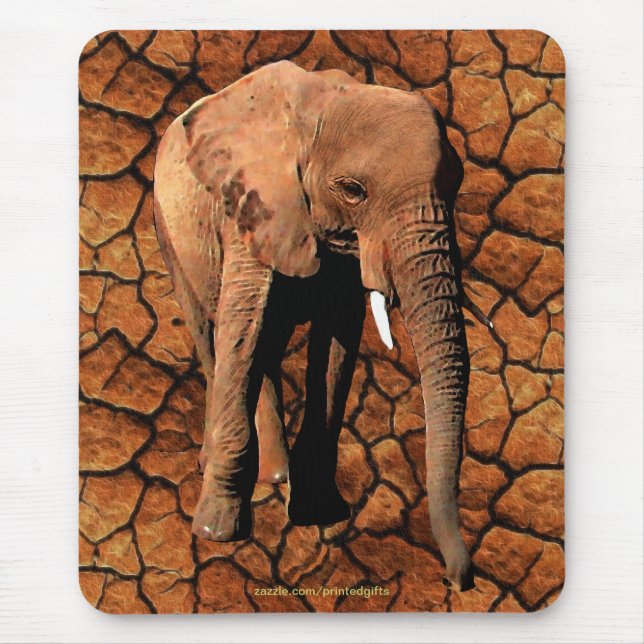 Alfombrilla De Ratón Mousepad de animales salvajes de los cinco grandes (Frente)