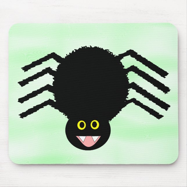Alfombrilla De Ratón Mousepad de araña negra (Frente)