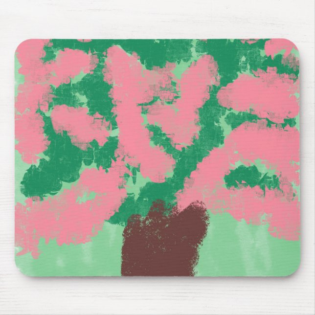 Alfombrilla De Ratón Mousepad de árbol floreciente (Frente)
