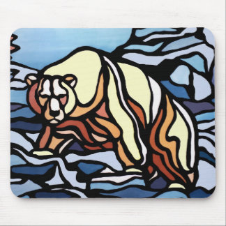 Alfombrilla De Ratón Mousepad de Arte de Oso Tribal Mousepad Estilo Vid