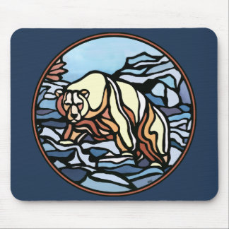 Alfombrilla De Ratón Mousepad de Arte de Oso Tribal Mousepad Estilo Vid