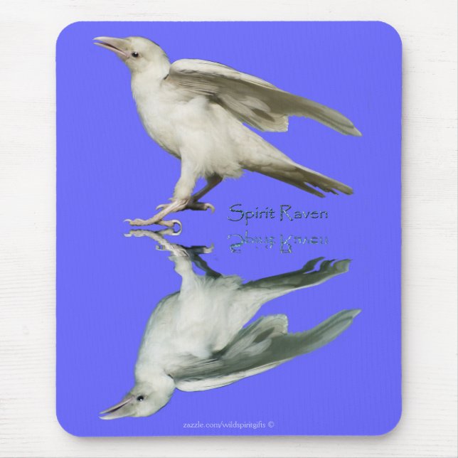 Alfombrilla De Ratón Mousepad de arte de vida silvestre White Spirit Ra (Frente)