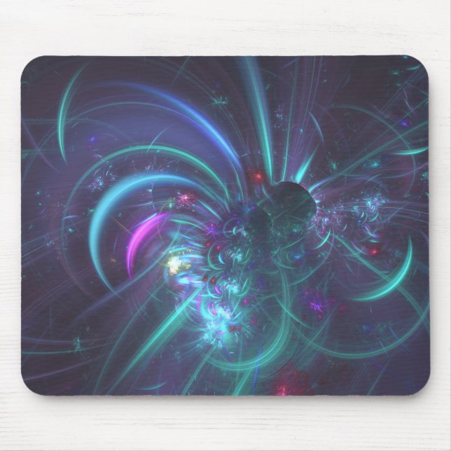 Alfombrilla De Ratón Mousepad de arte fractal (Frente)
