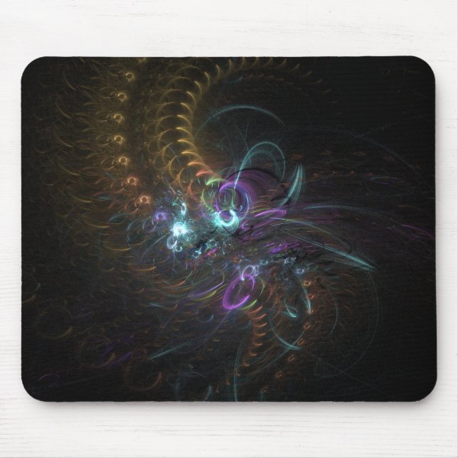 Alfombrilla De Ratón Mousepad de arte fractal (Frente)