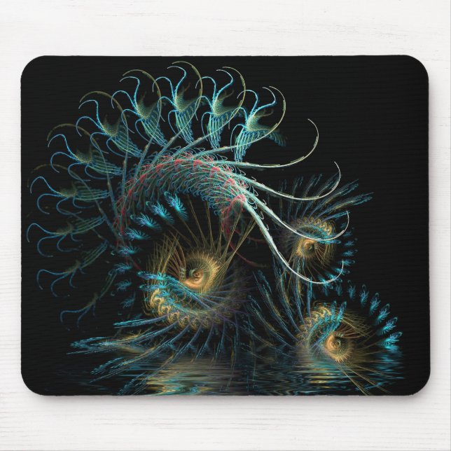 Alfombrilla De Ratón Mousepad de Arte Fractal (Frente)