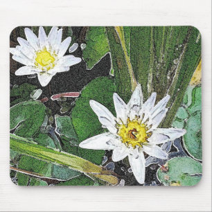 ALFOMBRILLA DE RATÓN MOUSEPAD DE ARTE GRÁFICO LOTUS