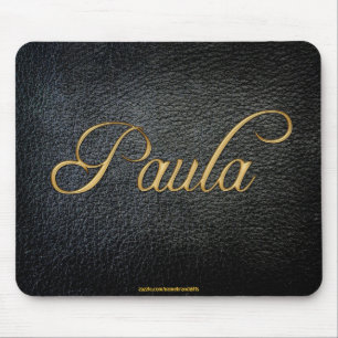 Alfombrilla De Ratón Mousepad de aspecto de cuero personalizado PAULA