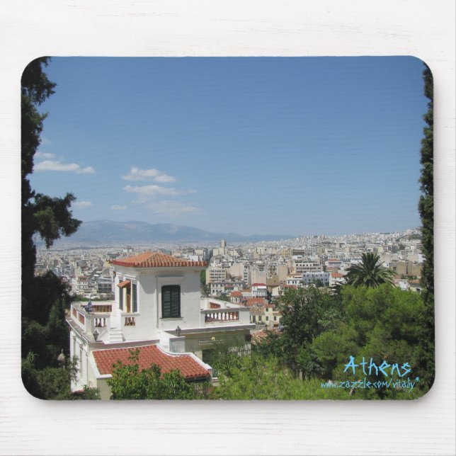 Alfombrilla De Ratón Mousepad de Atenas Grecia (Frente)