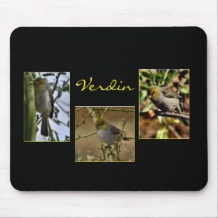 Alfombrilla De Ratón Mousepad de aves de Verdin