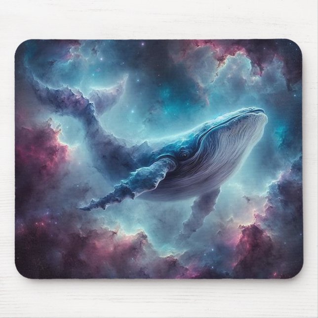 Alfombrilla De Ratón Mousepad de ballena espacial (Frente)