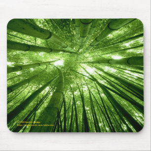 Alfombrilla De Ratón Mousepad de bambú del bosque