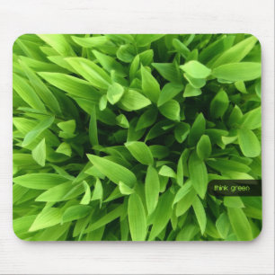 Alfombrilla De Ratón Mousepad de bambú verde