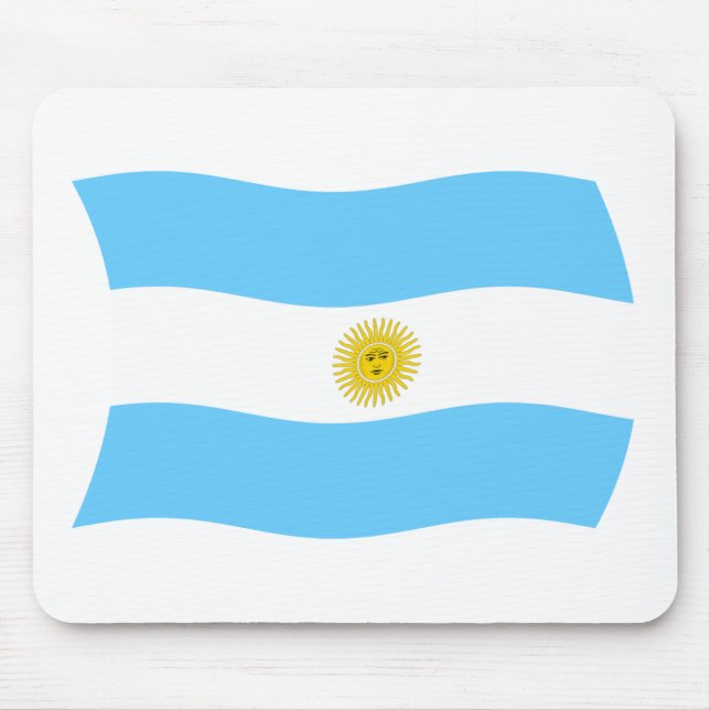Alfombrilla De Ratón Mousepad de Bandera de Argentina (Frente)